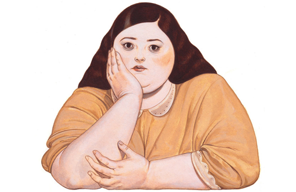 Image that accompanied the New York Times review of 'The Middlesteins'