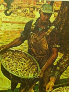 Cover painting, The Saturday Evening Post, October 25, 1947 