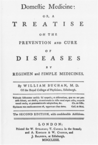 William Buchan's Domestic Medicine contained a plethora of medical information, including a section on the health of the studious. 