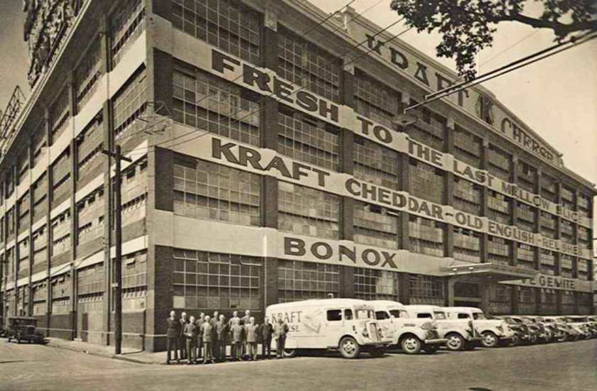The Kraft Walker Cheese Company, Melbourne, Australia (1928-1956) Image Credit: Australian Academy of Science 